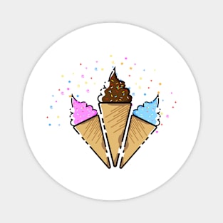 ice cream toon 2 Magnet